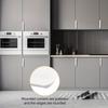 8pcs Cabinet Pull Handles, Hidden Drawer Handles, Modern-style Cabinet Hardware for Wardrobes and Drawers