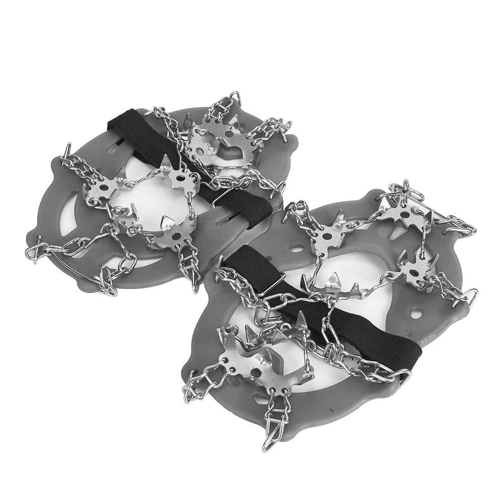 

1 пара универсальных 19-зубчатых противоскользящих шипов для льда, захватов, шипов, скоб для походов