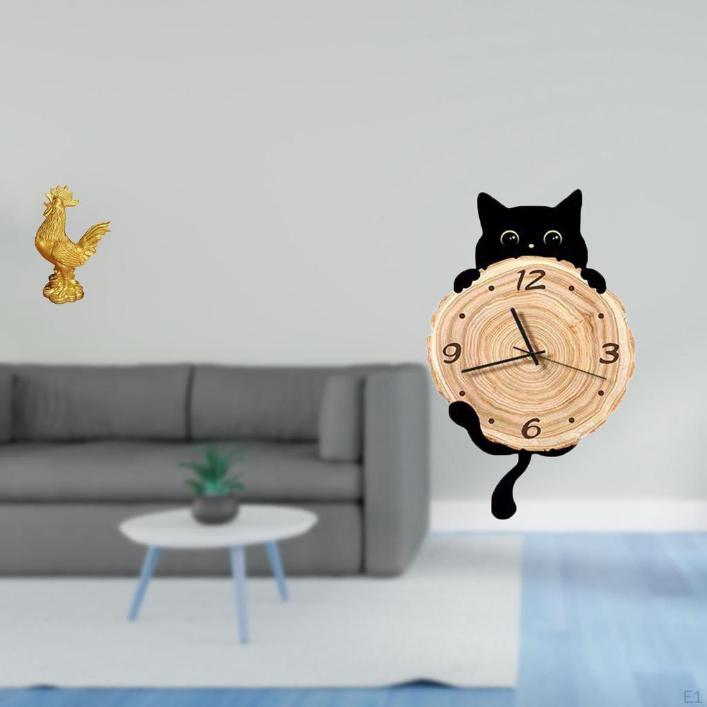 Feng Shui Statue Wall Clock Home Decor Lightweight Sculpture Ornament for Office Bedroom