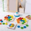 Building Blocks 30 Challenges Shape Matching for Kids Ages 4- Montessori Toy Gifts Baby