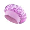 1PC Soft Silk Satin Lined Bonnet Large Satin Hair Bonnet Household Sleep Shower Cap Hair Wrap Cover for Long Hair Salon Tool
