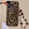 Leopard Print Lanyard Strap Rope Case For OnePlus 15 13 12 11 13T ACE 6 5 Nord 5 4 3 Lite 2 8T 10R Soft Silicone Cover