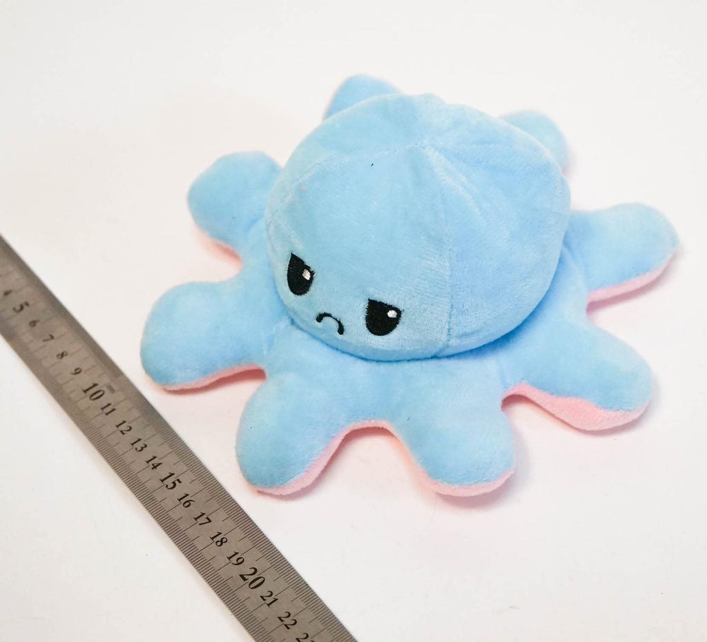 Reversible Octopus Plush Toy, Pink, Touhou, 4 Pieces, 20cm, Made in Japan [Actual Product Photographed]