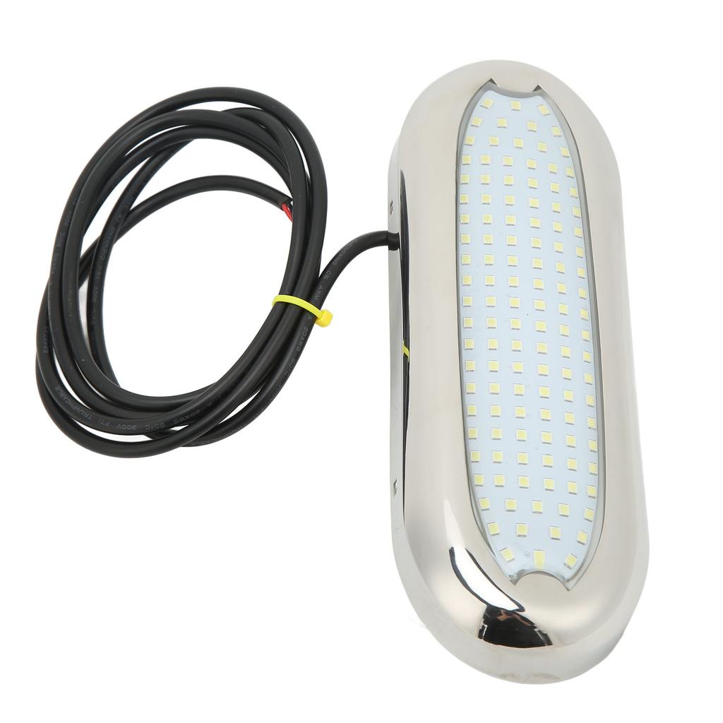 12VDC Boat Underwater Light 120 LED Bright Light IP68 Waterproof Rust Proof for Ships Yachts Motorboats