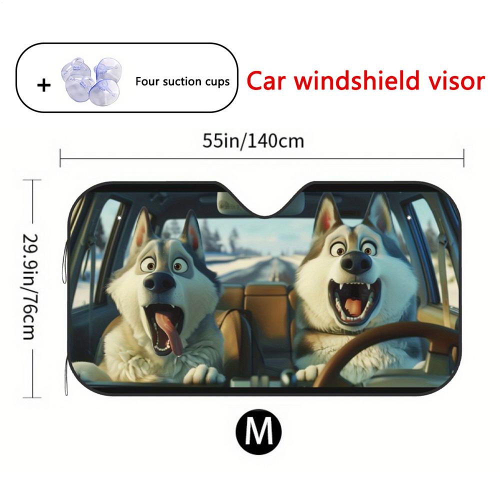 

Car Sun Shades Cover Anti-UV Protection Car Window Sunshades Foldable Outdoor Windshield Sunshade Summer Fun Auto Accessories