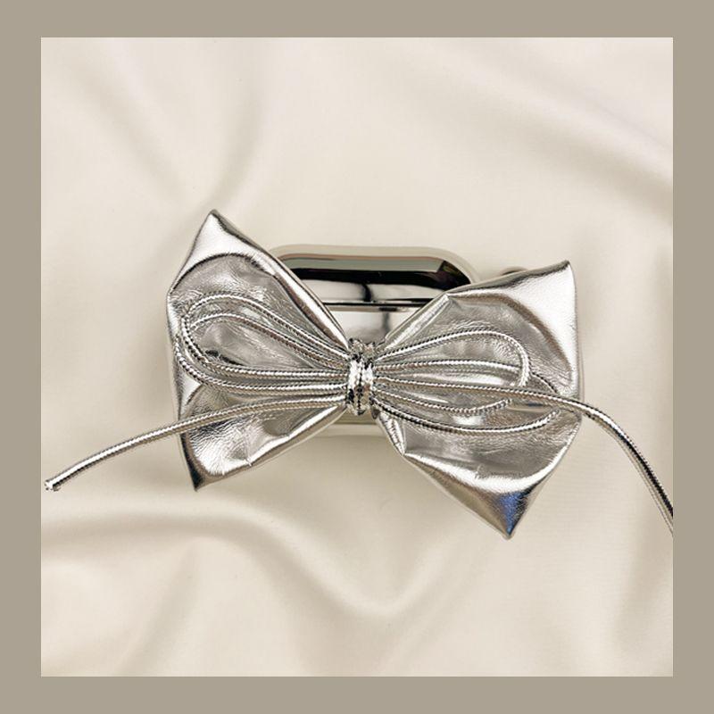 

to Apple Pro Earphone Case Second Generation Wireless Bluetooth Third Generation Aipods2 Generation Airpodpro Fourth Generation 5 Fifth Generation 4 AirPods Pro [Plating stereo Bows] send Hook