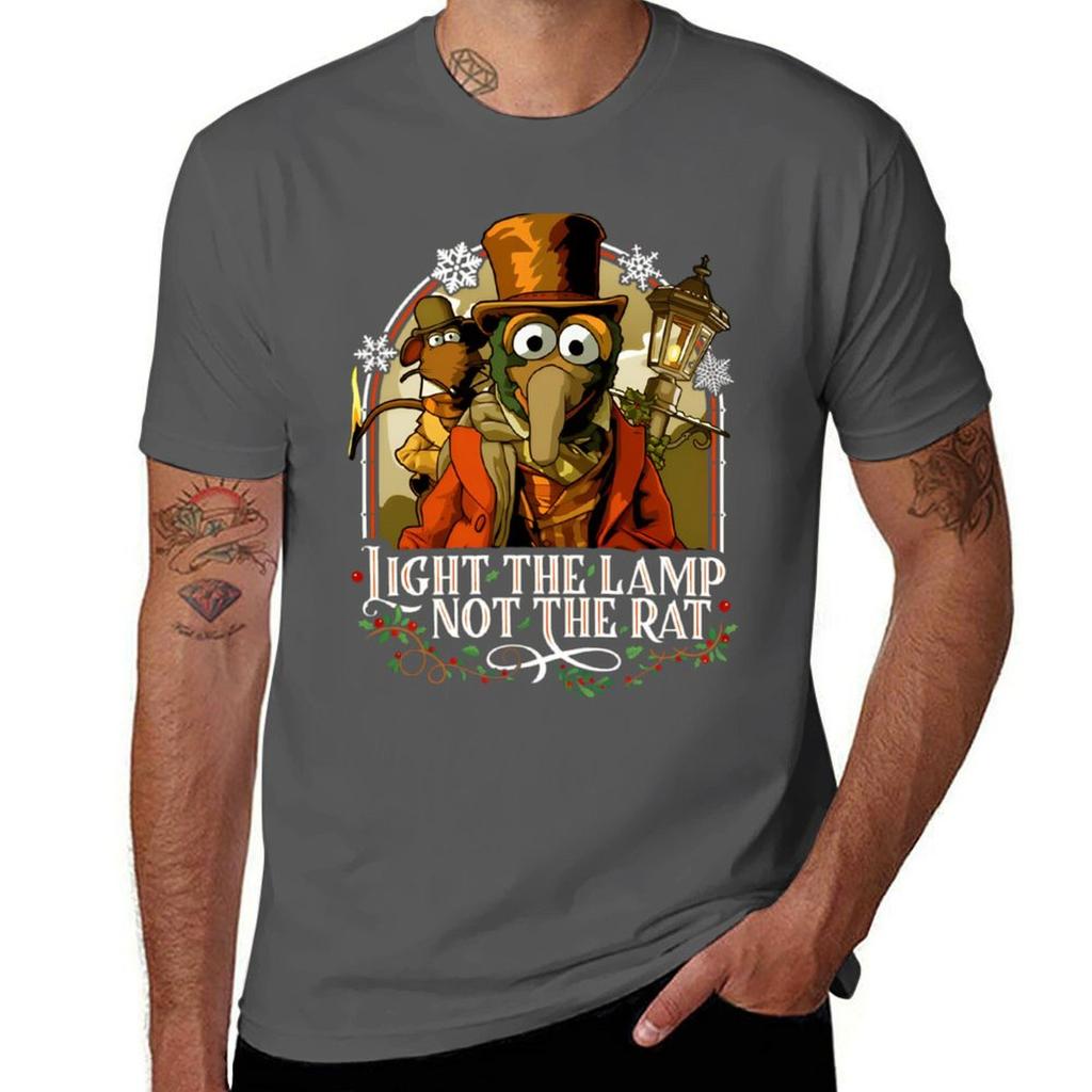 Muppet Christmas Carol  Gonzo  Rizzo Tshirt Quick Dry Training Short Sleeve Tee Tshirt
