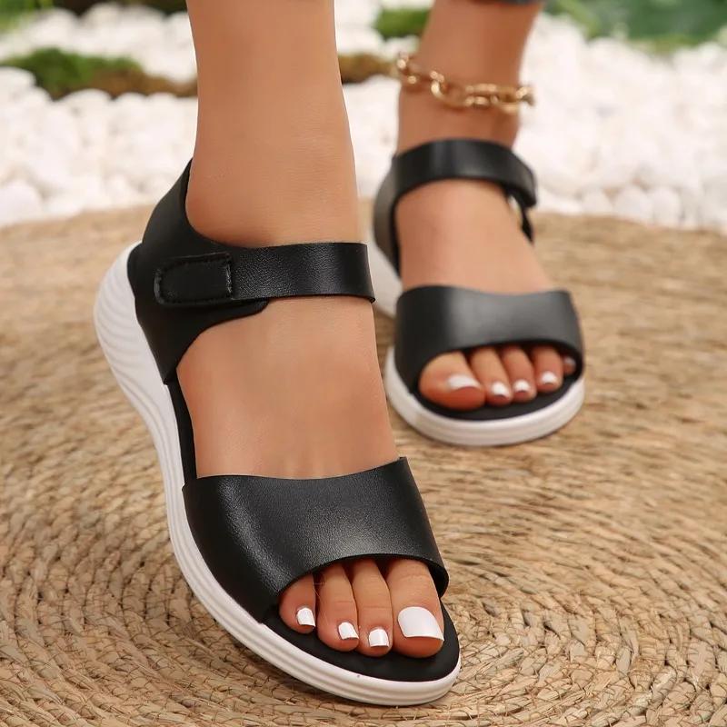 

Fashion Shoes for Women 2025 Hot Sale Plus Size Women s Sandals Summer Casual Sandals Women Platform Wedges Outdoor Light Shoes Female 36