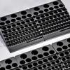 Leichtes schwarzes Werkzeug-Organizer-Rack mit 85 Löchern für Bohrer und Fräserhalter Multifunktionale Werkzeugaufbewahrungsbox