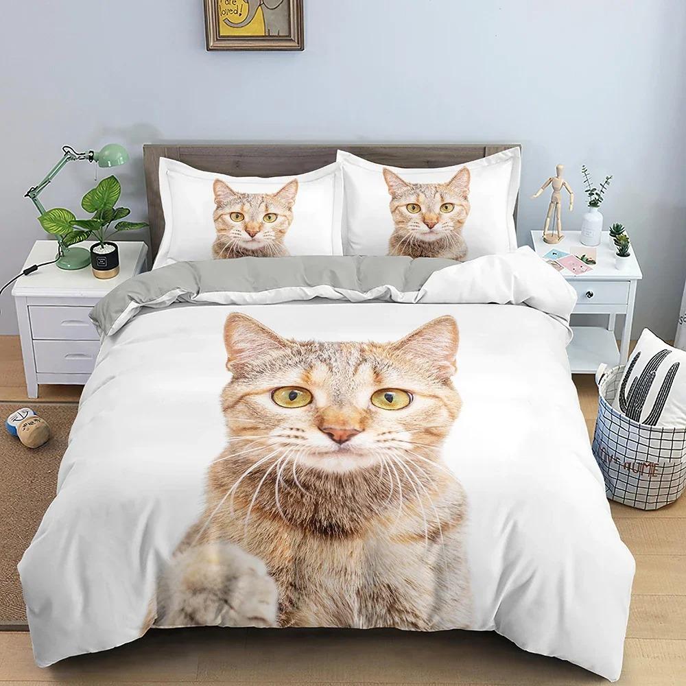 Cute Dog Bedding Set Hamster Cat Animals Duvet Cover Quilt Cover With Pillowcase Twin Queen Size Comforter Covers Home Textile