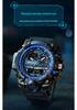 Sanda Dual Display Multifunctional Fashion Watch for Students