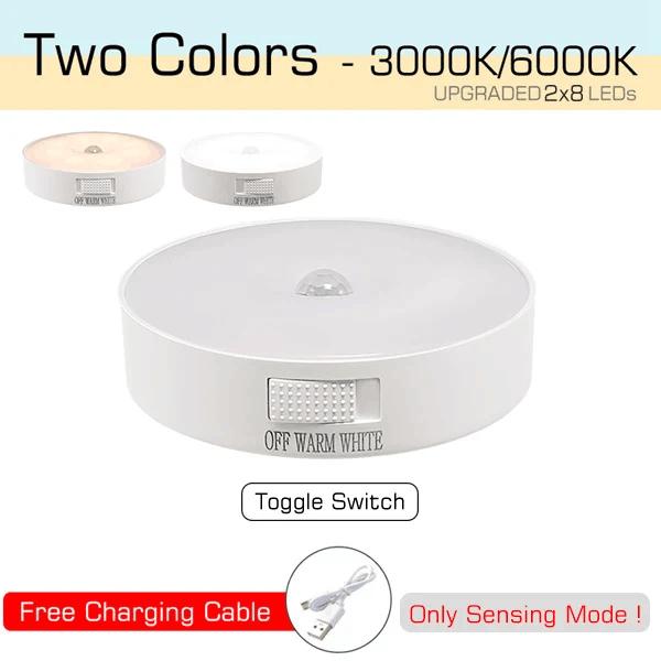 Světlo se senzorem pohybu Noční světlo do ložnice Dekorace místnosti USB LED lampa Dobíjecí Dekorativní světla pro domácnost Schody Chodba Skříň