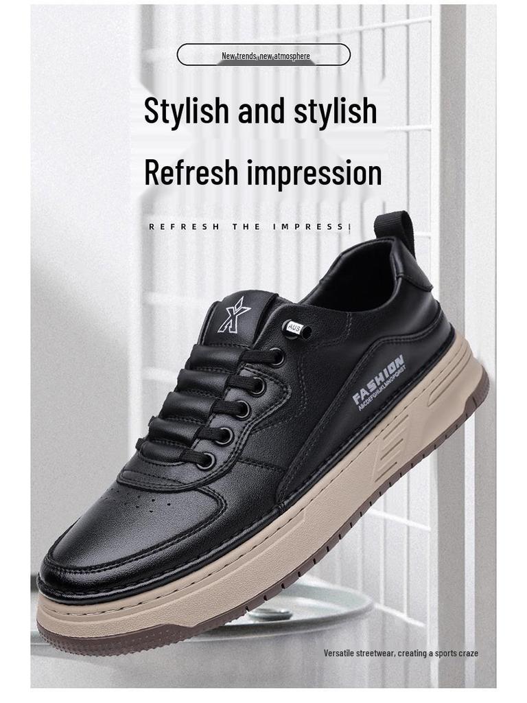 Men's Korean Style White Canvas Slip-On Loafers - Trendy Spring Low-Top Casual Shoes