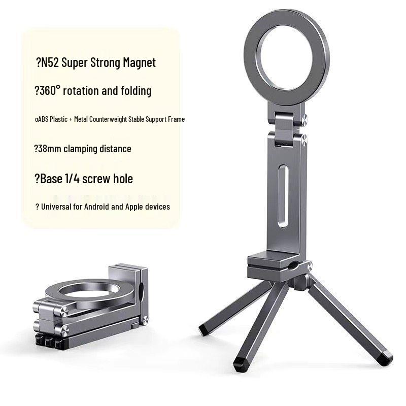Portable Rotatable Aluminum Alloy Travel Stand for Airplane and Train Desks