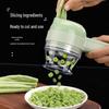 Four-in-One Electric Vegetable Cutter and Chopper: Multifunctional Garlic Masher and Slicer