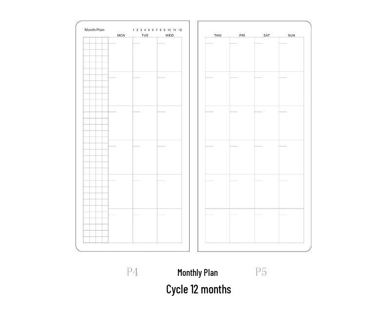 Weekly Plan Book: Self-Fillable Date Squares, Diary, and Self-Discipline Journal