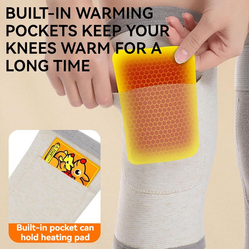 1 Pair Elbow Knee Pads Keep Warm During Exercise Derong Fever Prevent Joint Sprains Tendon Sheath Protective Gear Strap Design