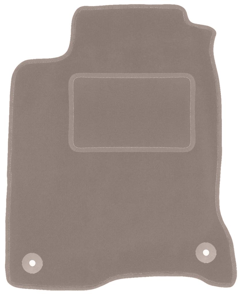 Beige driver's mat for: Renault Laguna III coupe (2007-2015)