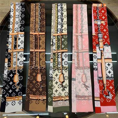 High-End Zijde Twill Sjaal: Lente/Herfst, Veelzijdig Accessoire voor Handtassen en Haarbanden