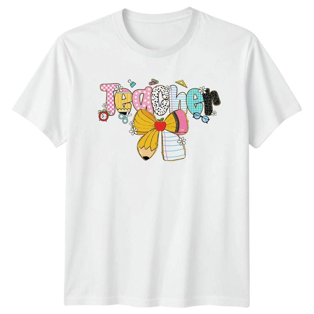 Teacher Unisexs TShirt School Supplies Educator Teacher Appreciation Day S