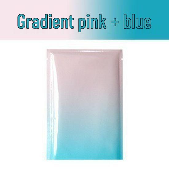 Colored Aluminum Foil Flat Seal Bags for Mask and Powder Packaging