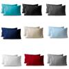 2Piece Brusheds Microfiber Queen Pillowcases Stains Resistant with Envelope Style for Bedroom Elegances