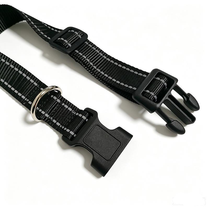 Reflective Dog Collar for Small Medium Dogs, Adjustable Safety Pet Neck Collar, Night Visibility Dog Neck Band, Pet Supplies