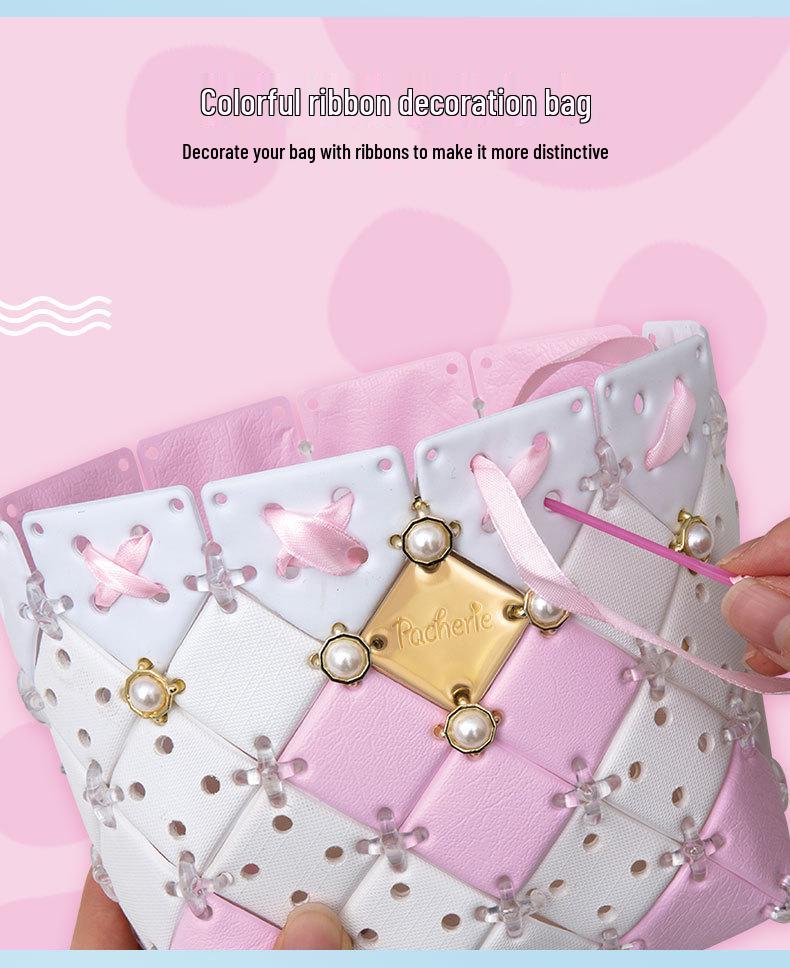 Japan Pacherie DIY Patchwork Bag for Girls Aged 5-10 - Handmade Toy