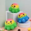 Kawaii Colorful Octopus Cure Stress Decompression Vent Girl Kids Toy Tpr Fidgeting Toy Stress Ball Party Game Birthday Present