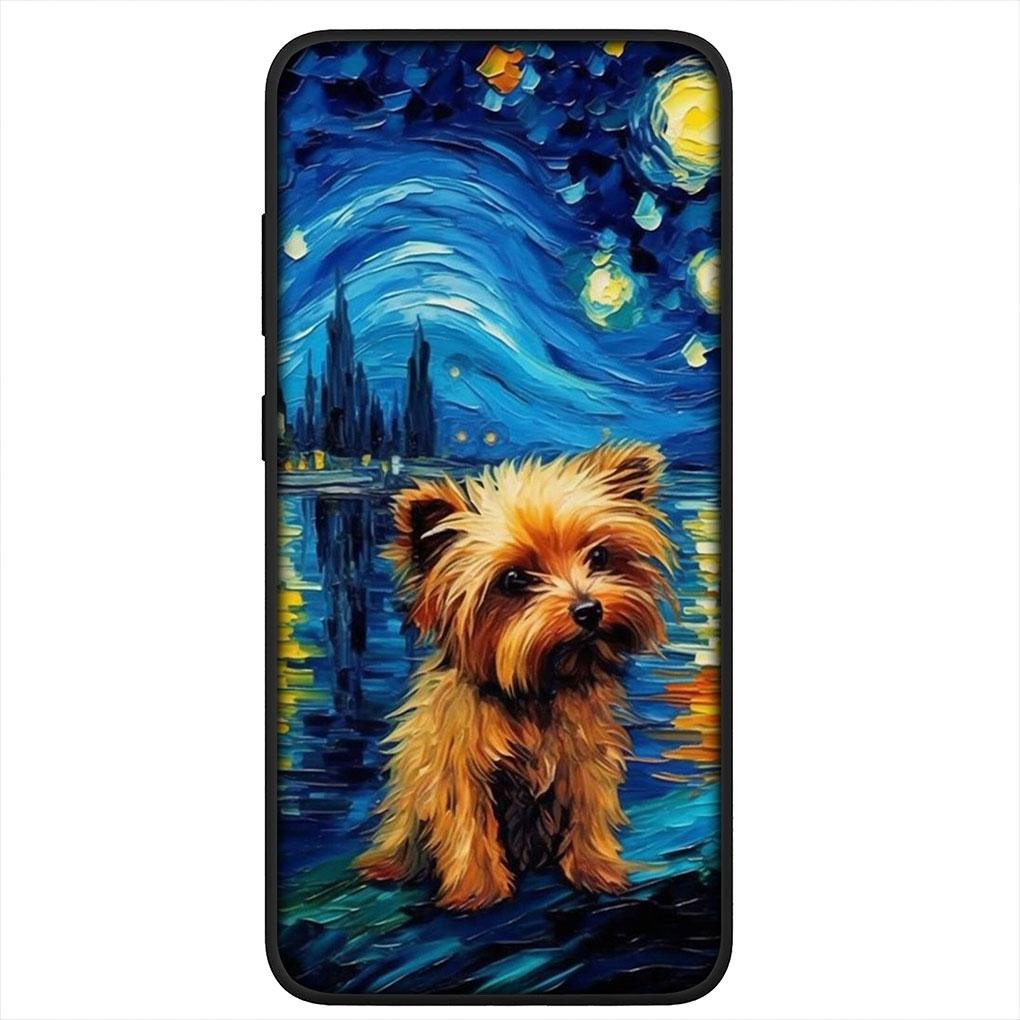 Yorkshire Terrier Yorkie Dog Pet Cover Case for Samsung Galaxy S21 S20 Fe S23 S22 Ultra S8 Plus A25 A12 A13 A21S A73 + Casing