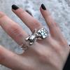 Süße Glückskatze Tierringe Partner Schmuck Verstellbare Fingerringe Für Männer Liebhaber Frauen Dame Mädchen Junge Männlich Valentinstagsgeschenk
