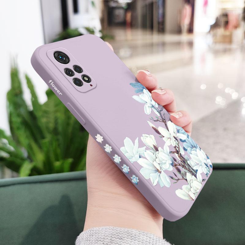 Magnolienblüten-Handyhülle für Xiaomi Redmi Note 14 13 12 12S 11 11S 11T 10 10A 10T 10S 9T Pro Plus 10C 9A 9C 9T 4G 5G Hülle