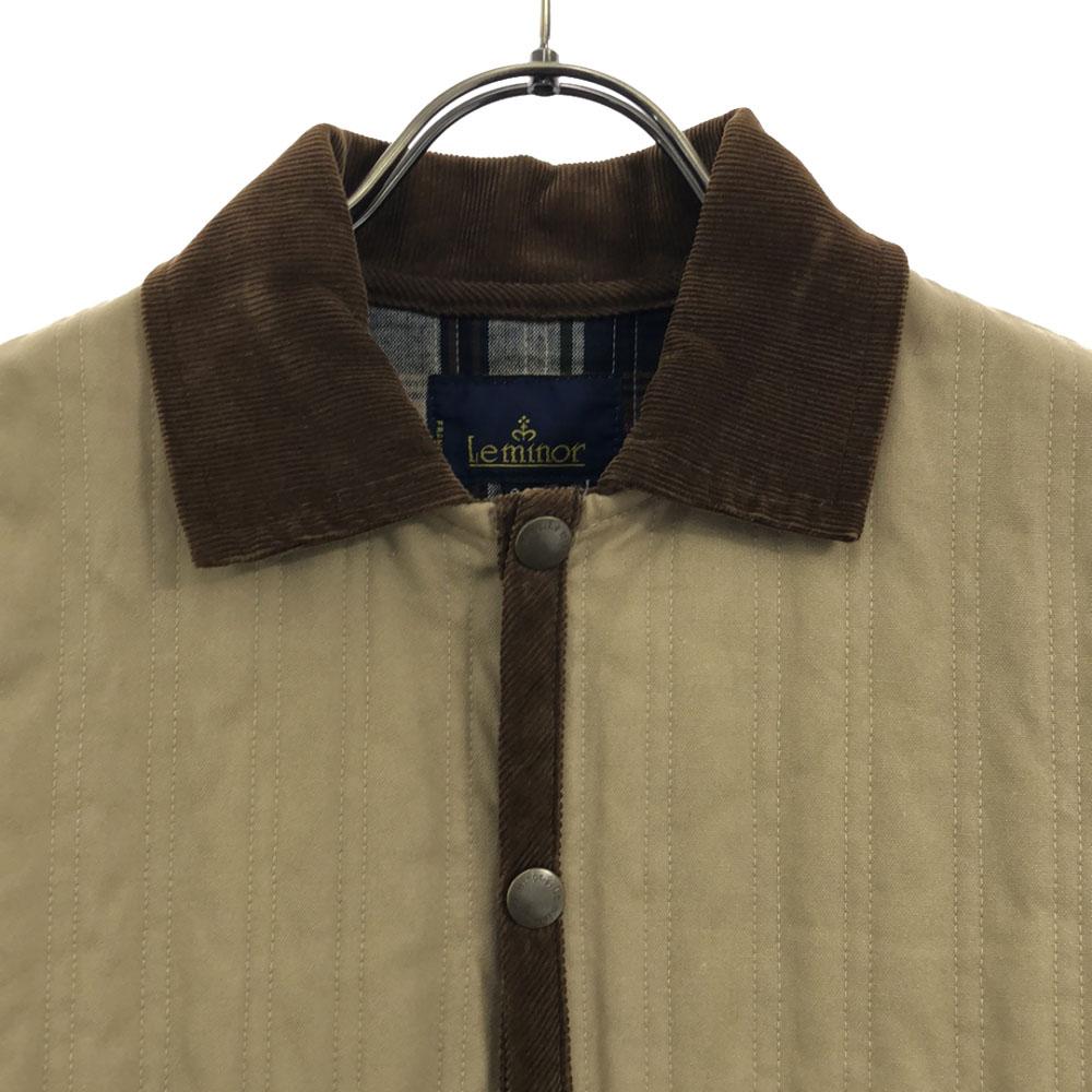 Le Minor Jacket 38 Beige Lining Check Women Used