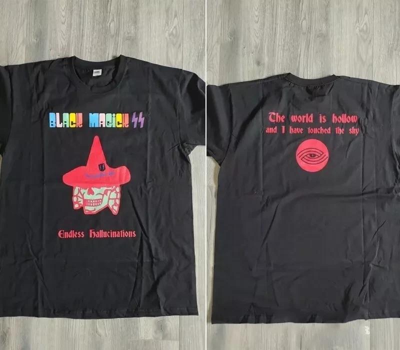 Black Magick SS Band Футболка с принтом с двух сторон Endless Hallucinations Размеры от S до 5XL Унисекс Футболка PN410 XL