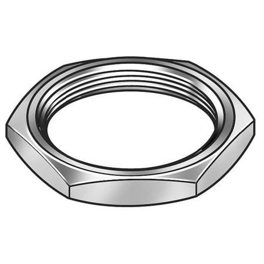 

Panel Nut, 7/16-28, Hex, Stainless, PK2
