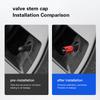 4Pcs Metal Car Tire Valve Caps 3D Aluminum Alloy Stem Caps For Ford Focus Mk2 Mk4 Mk8 Fiesta Mondeo Shelby Ecosport Mustang PumaBD7 