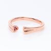 Rose Gold Open Heart Ring - European & American Style Women's Fashion Ring