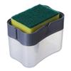 2 In 1 With Sponge Scrubbing Liquid Detergent Dispenser Press-type Liquid Soap Box Pump Organizer Kitchen Tool Bathroom Supplies