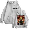 Japon Anime My Hero Academia Bakugo Katsuki Sweat à capuche zippé Hommes Femmes Harajuku Mode Sweatshirt à fermeture éclair
