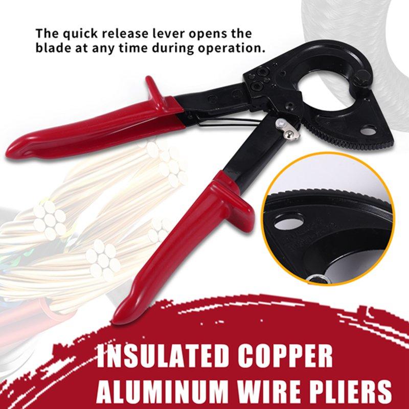 A96I-HS-325A 240Mm2 Ratcheting Ratchet Cable Cutter Germany Design Wire Cutter