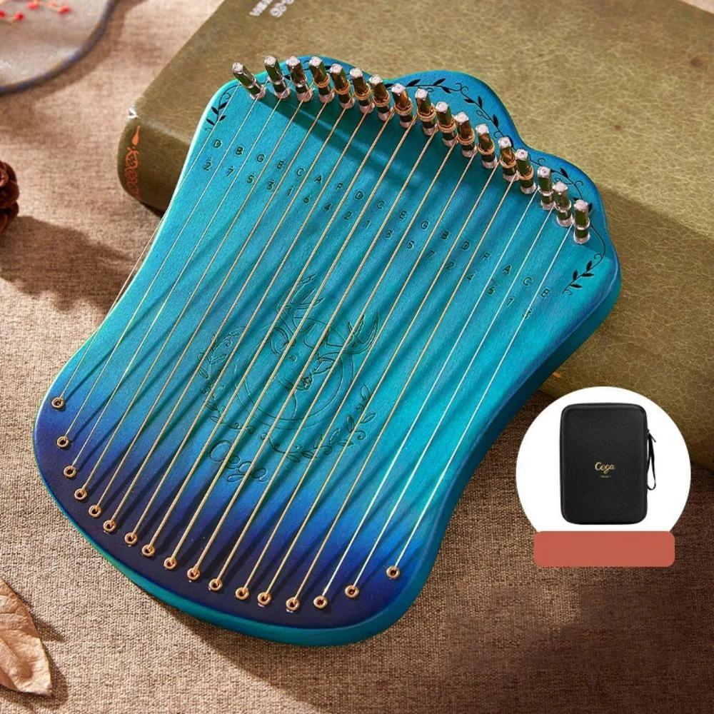 17 Strings Harp Portable Professional Stringed Instruments for Beginner Musical Instruments Leisure and Entertainment Gift String Instrument