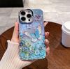 Custodia per Telefono Pittura a Olio Artistica con Farfalle per Apple 17 Pro Max & 16 Pro - Design Unico con Ampia Apertura