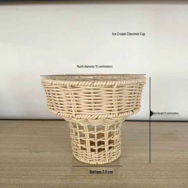 Yuzhuxun Ceramic Handmade Picnic and Flower Basket