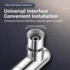 Stainless Steel Faucet Extension Head Rotatable Swivel Sink Nozzle  Kitchen Sink Use