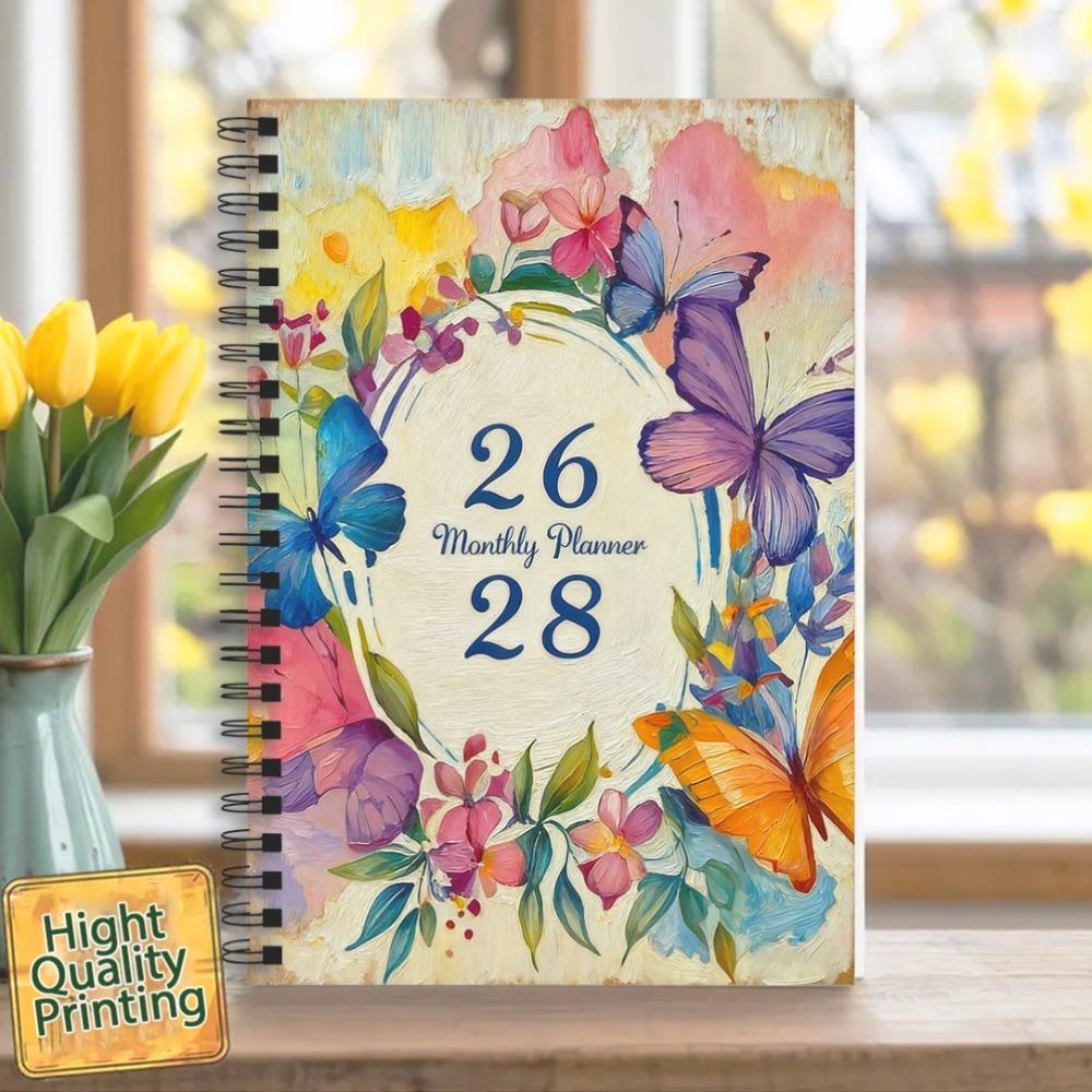 Scenery Cover Monthly Planner Calendar 100 Pages Diary Writing 3 Year Planner  Travel Journal