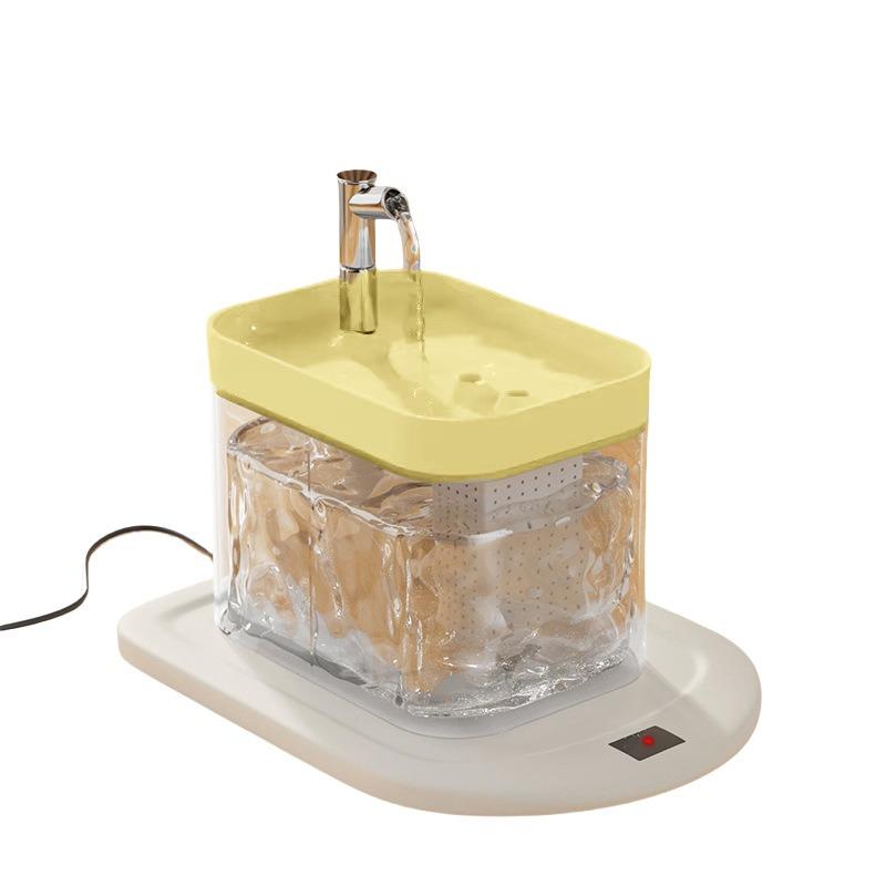 Intelligent Heating Cat Water Dispenser, Automatic Circulation Water Dispenser, Water Dispenser, Dog Water Basin and Bowl, for Pets