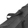 Zippered Duffel Bag for Travel Camping Sports Equipment Storage Water Proof Foldable Luggage Bag with Handles Black