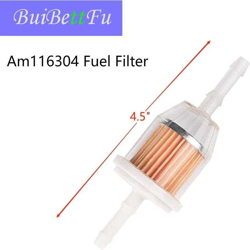 808656 Fuel Pump for B&S Lawn Mower Tractor Gas Vacuum Fuel Pump with Fuel Filter for Honda Yamaha 491922 691034 692313 808492 John Deere Kohler