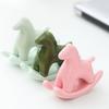 Creative Ceramic Rocking Horse Figurine Exquisited Design Animal Decoration Adds Charm To Any Room