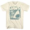 Jaws Surf Club Poster Natural Adult T-Shirt Mens Womens Tees Top